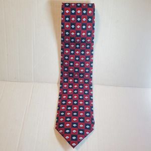 PFIZER TIE VIAGRA Blue Pill Medicine Red Blue Silk Promotional Men Necktie Funny